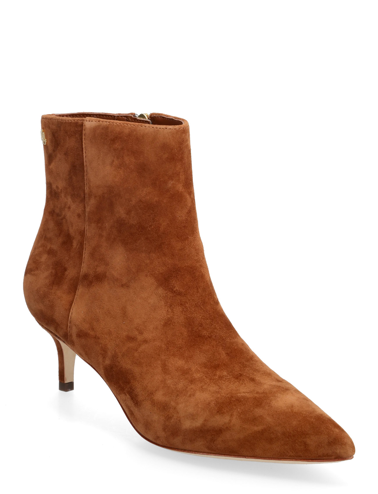 Lauren Ralph Lauren Mckay Suede Bootie Heel (RAF802967779