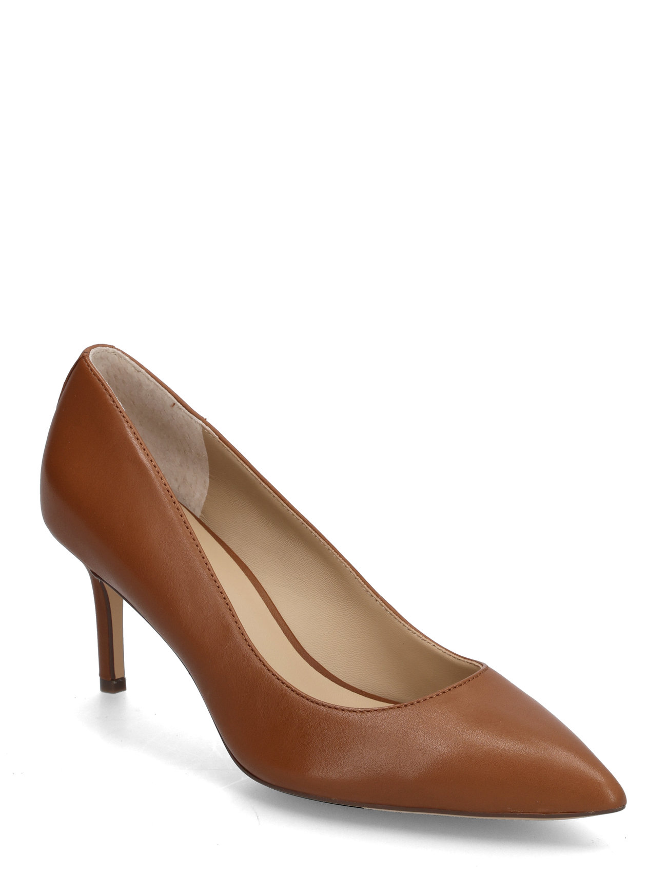LAUREN RALPH LAUREN Lanette Leder Pump Braun - 36.5 - Damen
