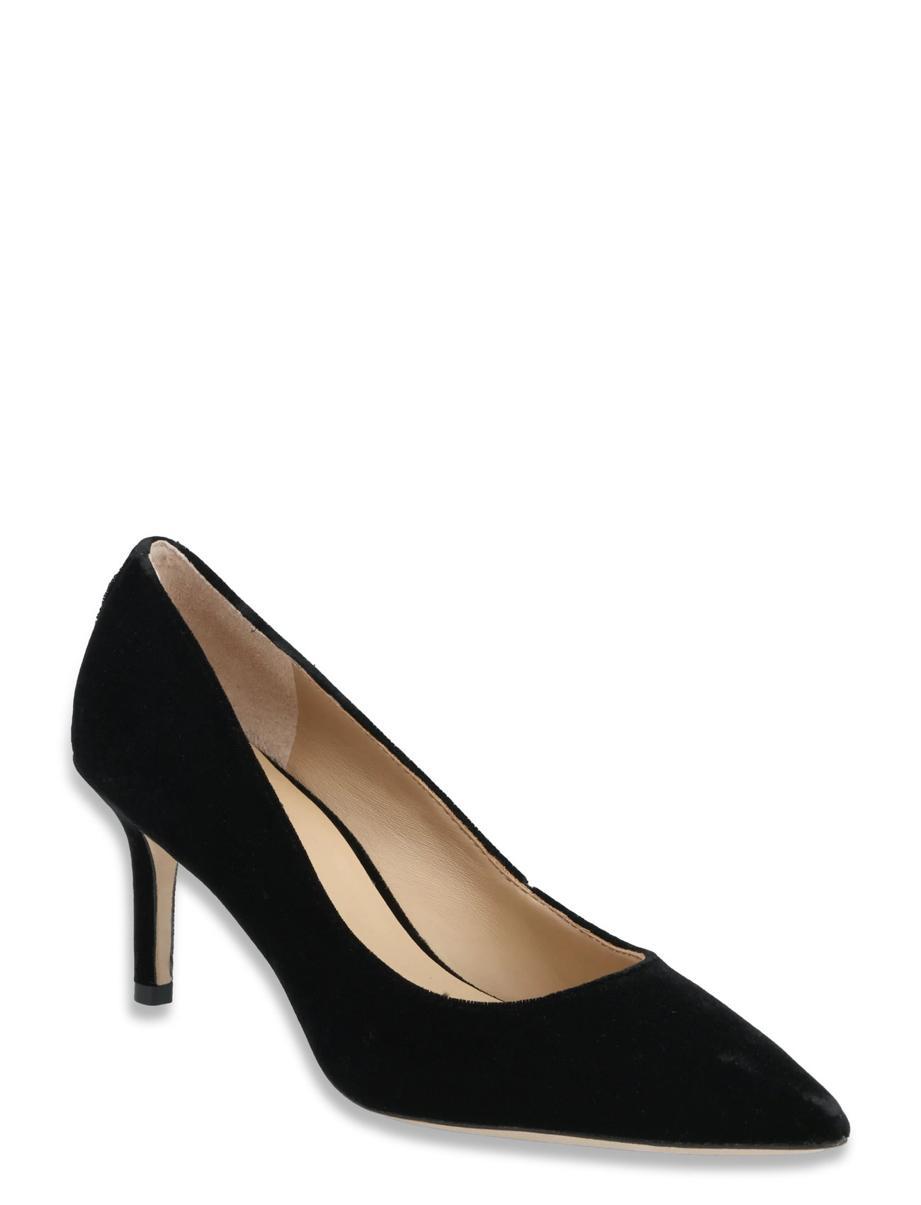 LAUREN RALPH LAUREN Lanette Samt Pump Schwarz - 40 - Damen