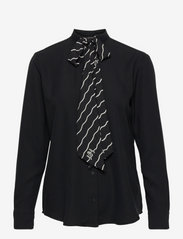 ralph lauren tie neck shirt