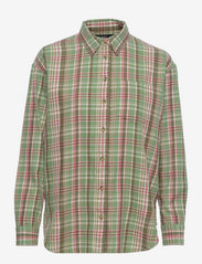 plaid cotton twill shirt ralph lauren