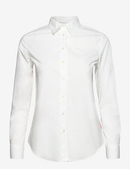 Easy Care Cotton Broadcloth Shirt - WHITE