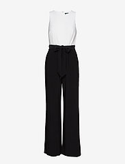 ralph lauren black and white jumpsuit