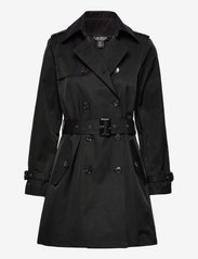 Lauren Ralph Lauren - Belted Trench Coat - vårkappor - black - 2