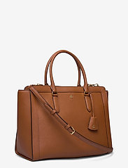 lauren ralph lauren brooke large leather satchel