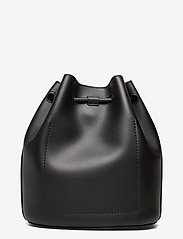 Lauren Ralph Lauren - Leather Medium Andie Drawstring Bag - handtassen - black - 1