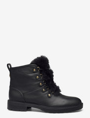 Lauren Ralph Lauren - Elliot Weatherproof Leather Boot - tasapohjaiset nilkkurit - black/black - 1