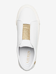 isla action leather platform trainer