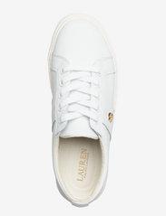 Lauren Ralph Lauren - Janson II Action Leather Sneaker - matalavartiset tennarit - rl white - 3