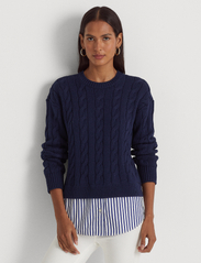 Lauren Ralph Lauren Layered Cable-knit Sweater - Jumpers 