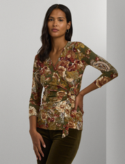 Lauren Ralph Lauren Floral Stretch Jersey Top (RAF200951314