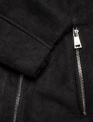 ralph lauren faux shearling moto jacket