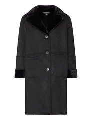 Popular Lauren Ralph Lauren Faux-Shearling Moto Coat Xl