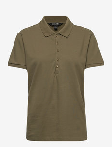Piqué Polo Shirt - polo shirts - olive fern