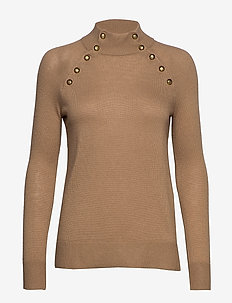 JOY-LS MOCK NK - CLASSIC CAMEL