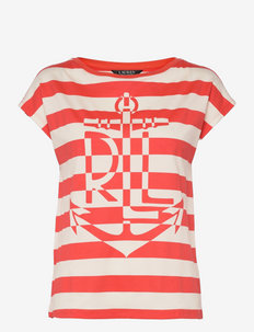 Graphic Cotton-Blend Tee - t-shirts - hyannis port oran