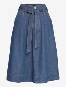 ralph lauren long jean skirt