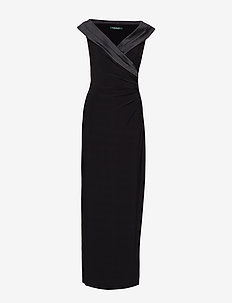 ralph lauren long black dress