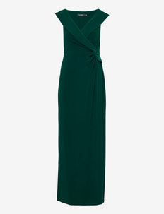 Jersey Off-the-Shoulder Gown - evening dresses - hunt club green