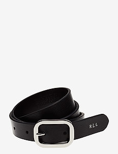 Saffiano Leather Belt - BLACK