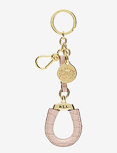 Equestrian Leather Key Fob - MELLOW PINK