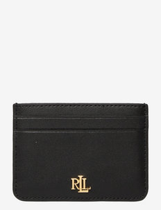 Leather Card Case - porte-cartes - black