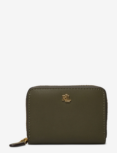 Leather Continental Wallet - portemonnaies - classic olive