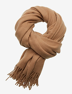 Wool Blanket Wrap Scarf - CLASSIC CAMEL