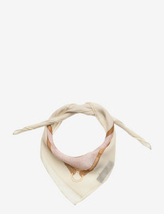 Kerry Floral Silk-Blend Square Scarf - tynde tørklæder - pale pink equestr