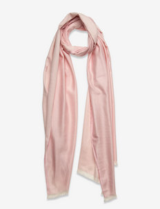Charlotte Jacquard Scarf - tynde tørklæder - pink