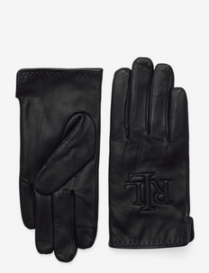 Pickstitched Sheepskin Tech Gloves - pirkstu cimdi - 001-black