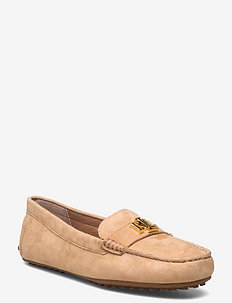 Barnsbury Suede Loafer - loafers - buff
