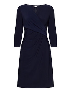 ralph lauren wrap front jersey dress