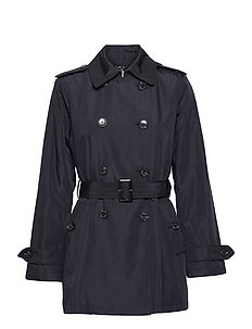 ralph lauren trench coat navy