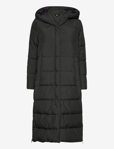 Hooded Maxi Down Coat - vinterkappor - black
