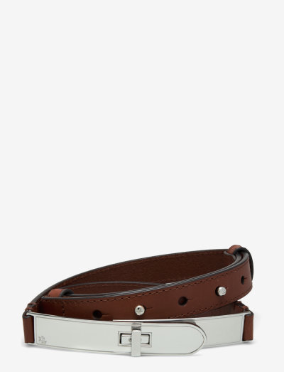 Turn-Lock Leather Belt