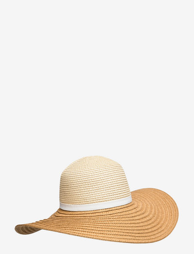 Packable Straw Sun Hat - straw hats - natural