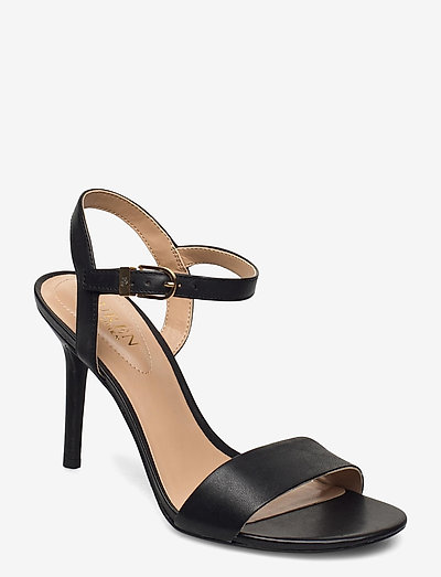 Gwen Leather Sandal - korolliset sandaalit - black