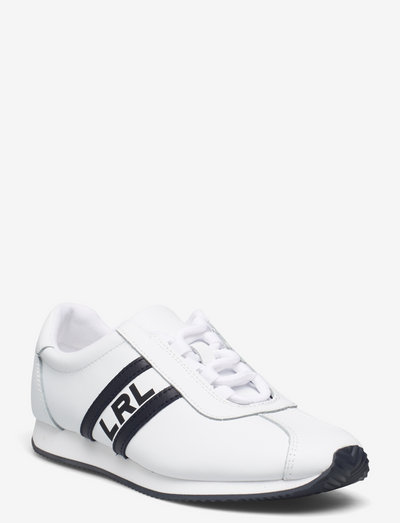 Cayden Action Leather Sneaker - matalavartiset tennarit - rl white/lauren n