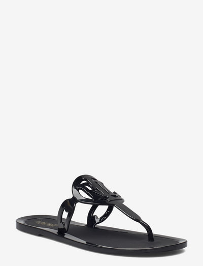 Audrie Jelly Sandal - flade sandaler - black
