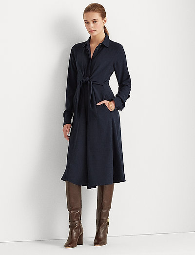 lauren georgette shirtdress