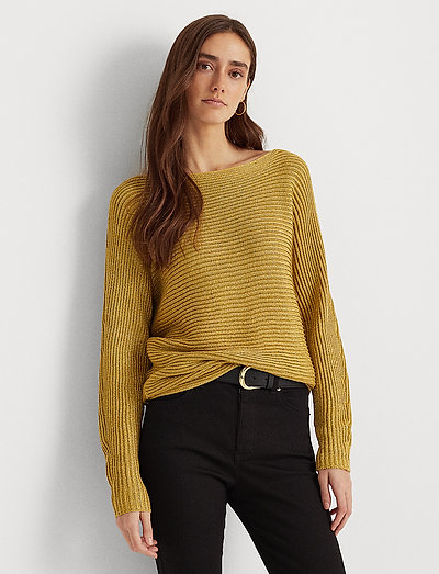 ralph lauren boat neck sweater