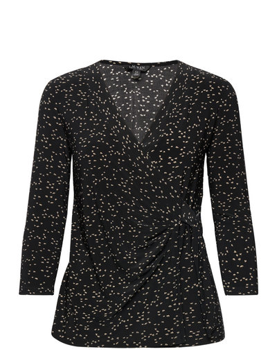 Lauren Ralph Lauren Print Stretch Jersey Top - Long sleeved blouses ...