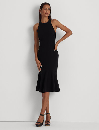 polo ralph lauren sleeveless crepe dress