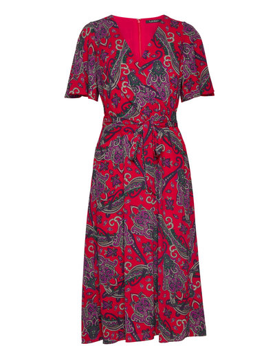 Lauren Ralph Lauren Paisley Bubble Crepe Dress - Midi dresses | Boozt.com