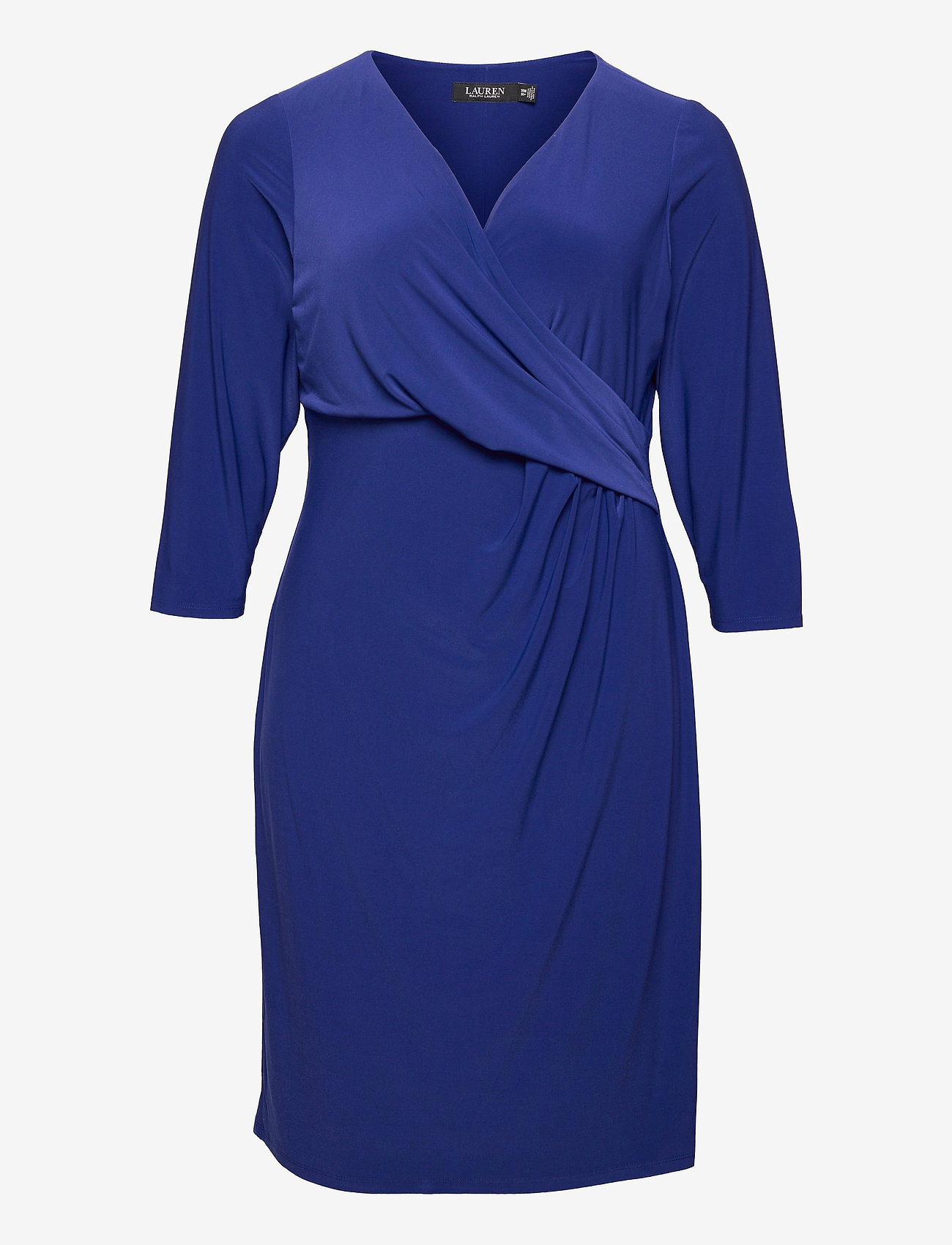 surplice jersey dress