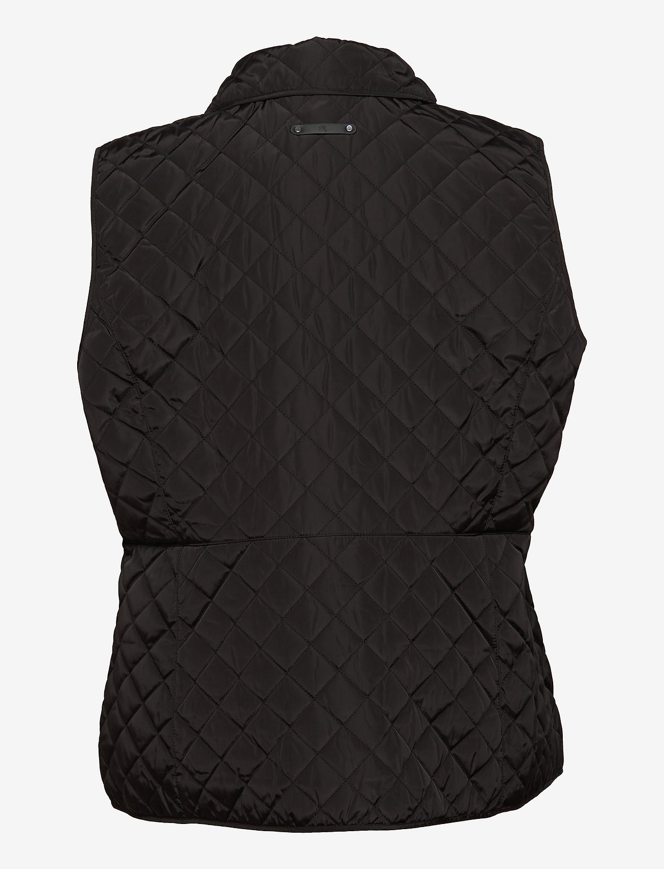Lauren Women - Crest Patch Quilted Vest - down- & padded jackets - black - 1
