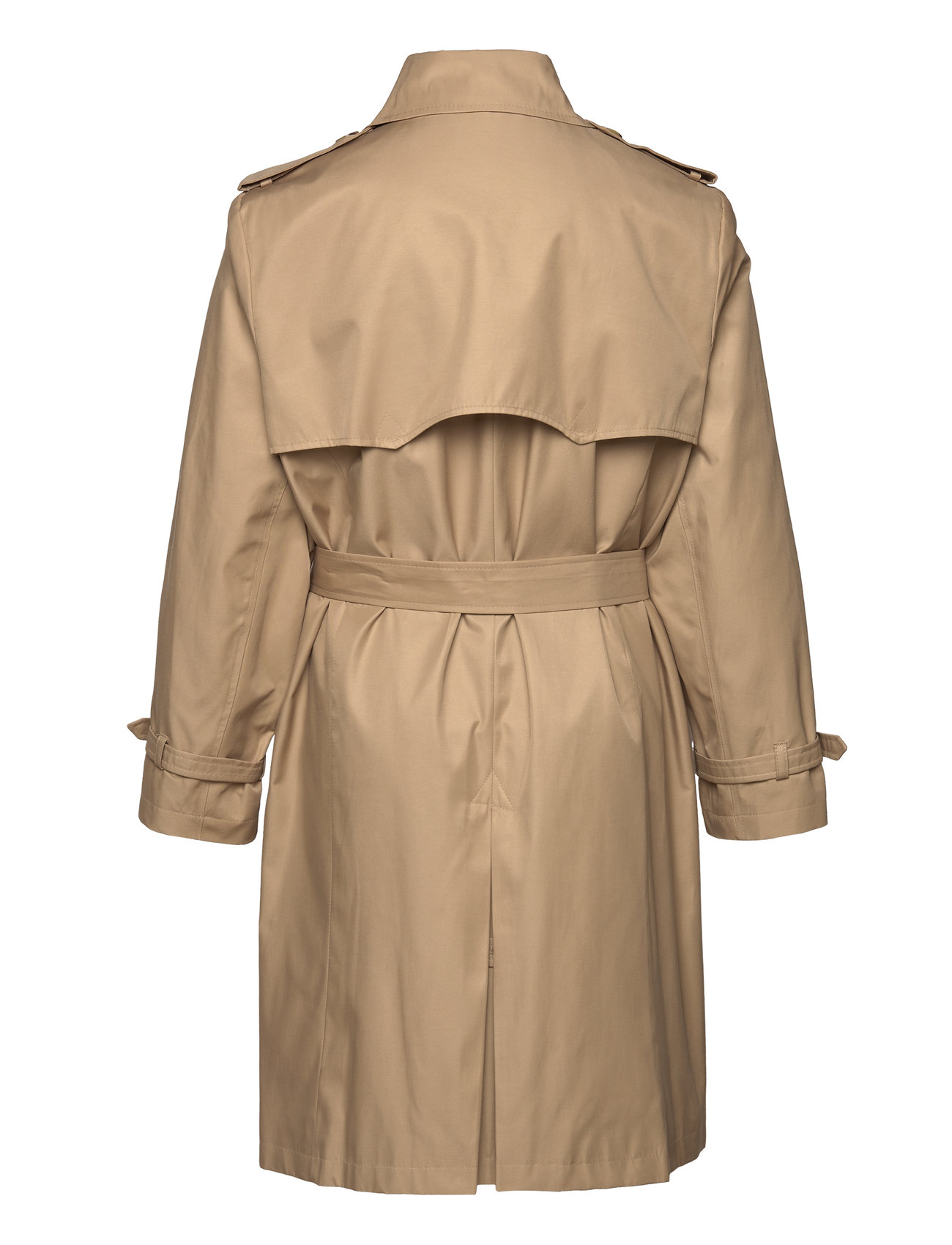 Lauren Women Double Breasted Cotton Blend Trench Coat 46 48 2
