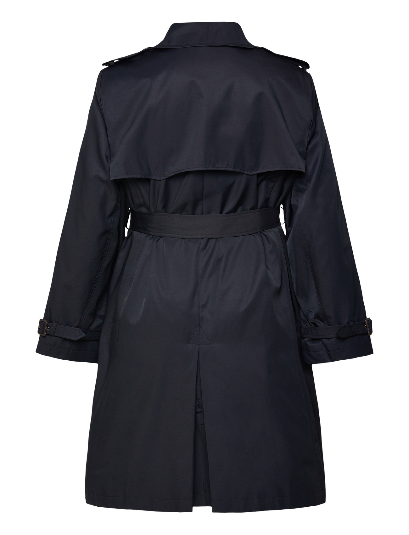 Lauren Women Double Breasted Cotton Blend Trench Coat 46 48 2