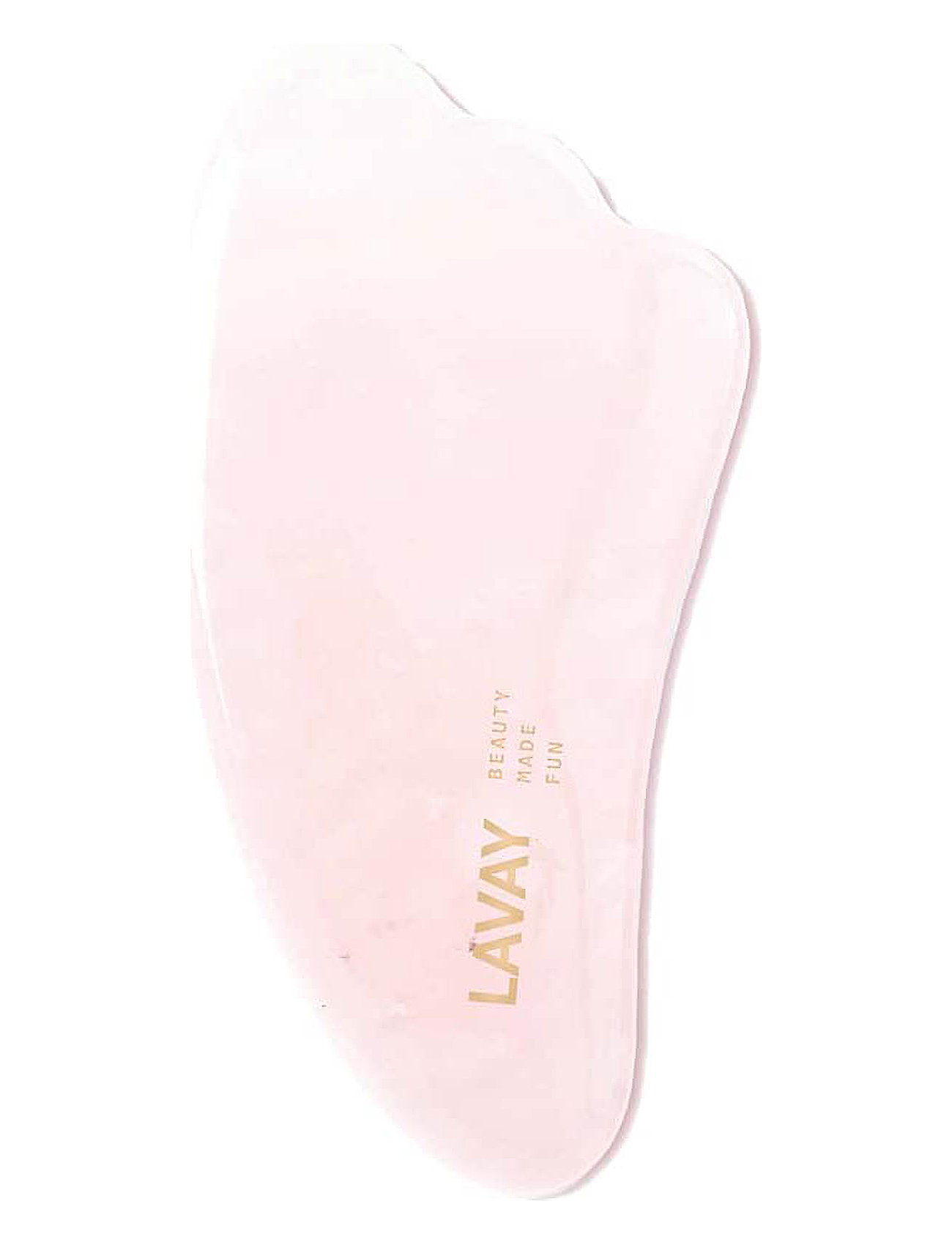 LAVAY Paris Gua Sha – Rose Quartz – Face Sculpting Tool Nude